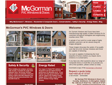Tablet Screenshot of mcgormanwindows.com